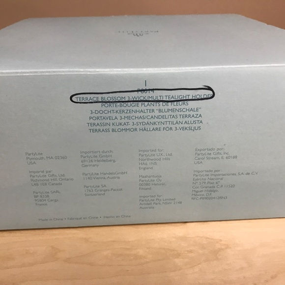 Vintage/Retired PartyLite Terrace Blossom Collection Candle Holder - Picture 11 of 14